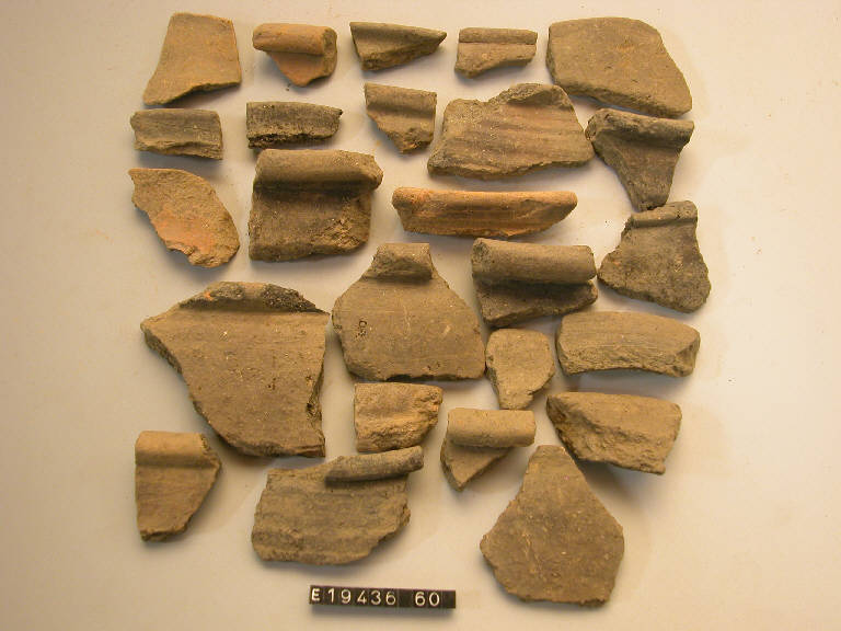 olletta (frammento di) - cultura di Golasecca (secc. V/ IV a.C.)