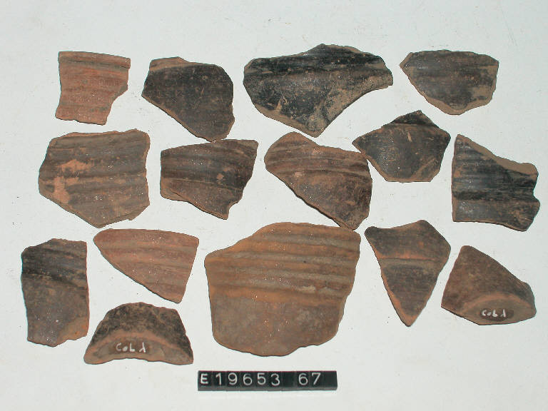 bicchiere (frammento di), DE MARINIS / tipo D1 - cultura di Golasecca (sec. V a.C.)