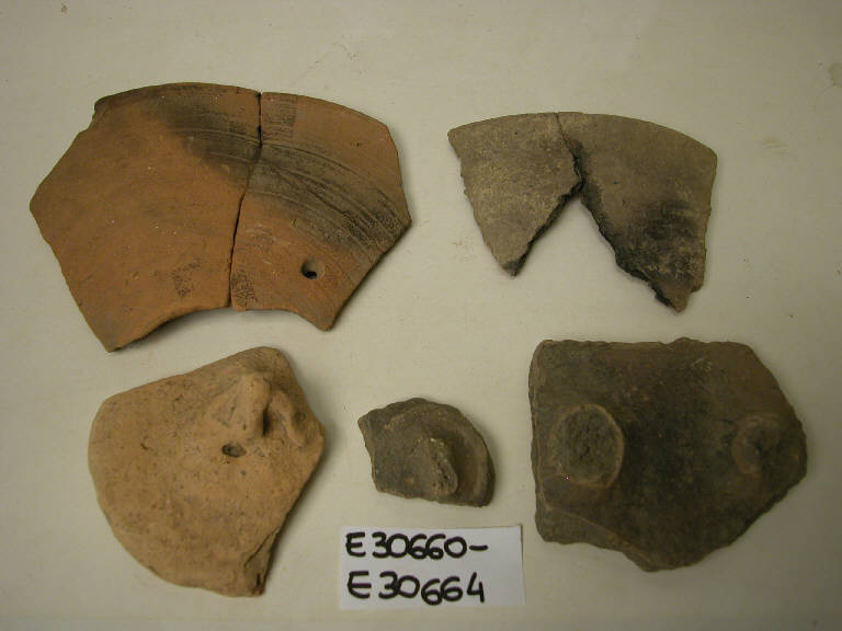 recipiente (frammento di) - cultura di Golasecca (secc. X/ IV a.C.)