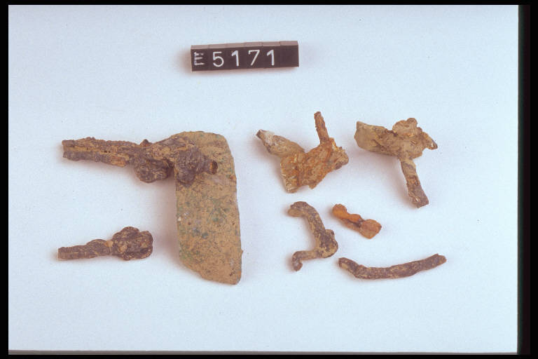 fibula ad arco serpeggiante - cultura di Golasecca (secc. VIII/ VII a.C.)