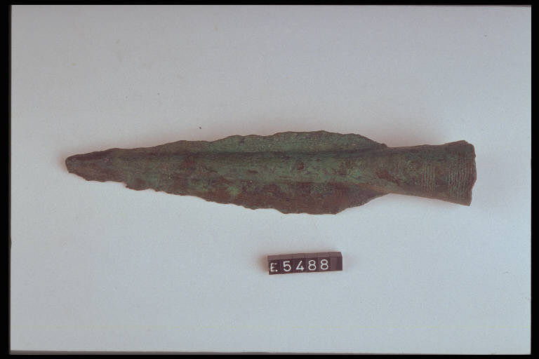cuspide di lancia - cultura di Golasecca (secc. IX/ VIII a.C.)
