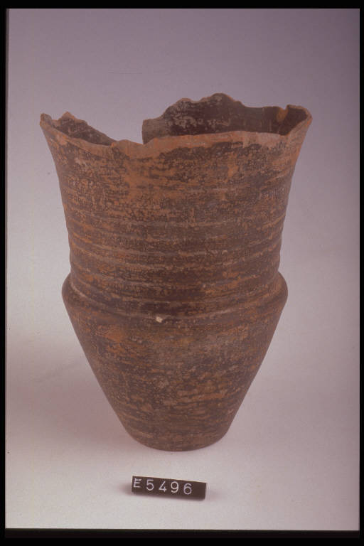 bicchiere a risega mediana, DE MARINIS / tipo C1 - cultura di Golasecca (sec. V a.C.)