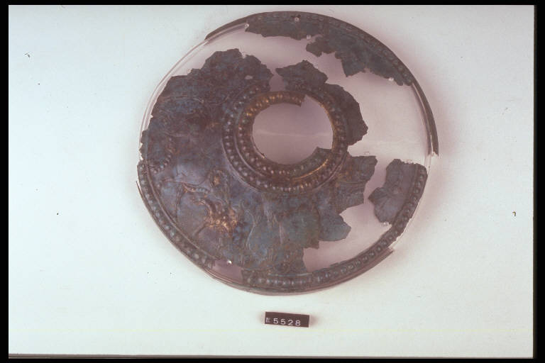 coperchio - cultura di Golasecca (secc. VI/ V a.C.)