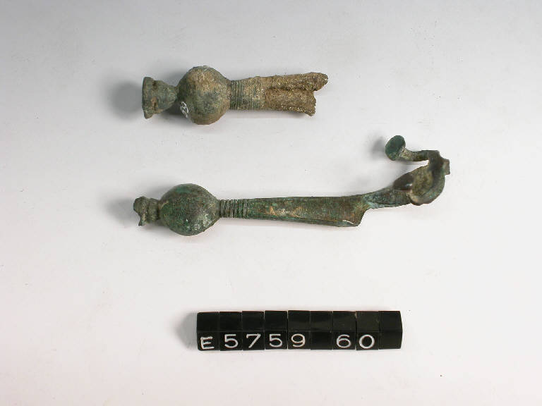 fibula a drago, DE MARINIS / tipo Cerinasca d'Arbedo - cultura di Golasecca (sec. V a.C.)