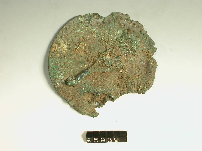 placca di fibbia - cultura di Golasecca (fine/inizio secc. V/ IV a.C.)