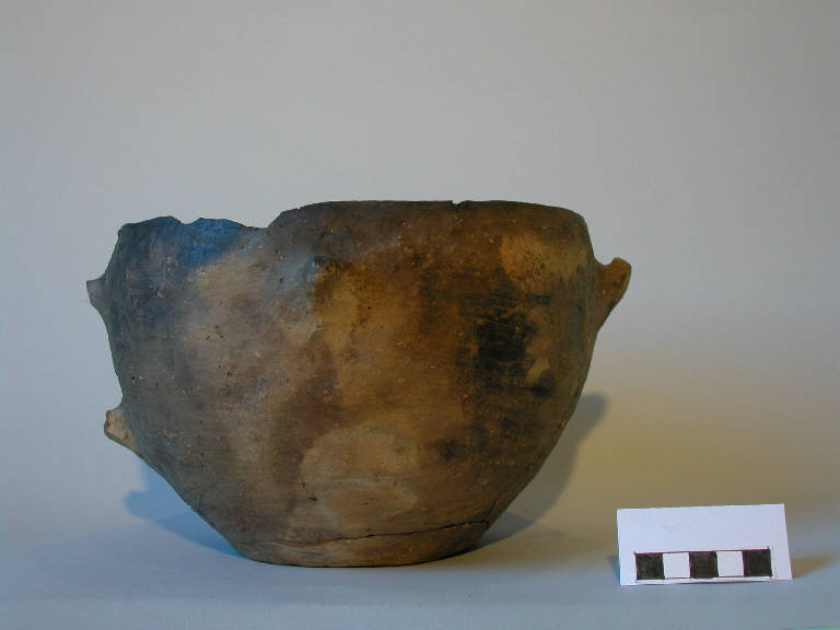 vaso ovoide ansato - cultura di Polada/palafitticolo-terramaricola (Bronzo antico II-medio I)
