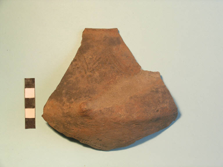 vaso biconico - cultura palafitticolo-terramaricola (Bronzo medio)
