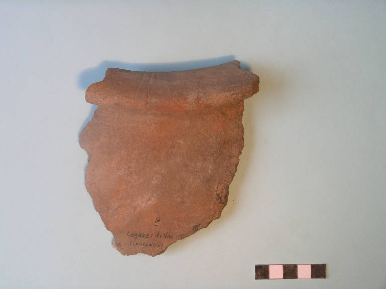 vaso biconico - cultura palafitticolo-terramaricola (Bronzo medio)