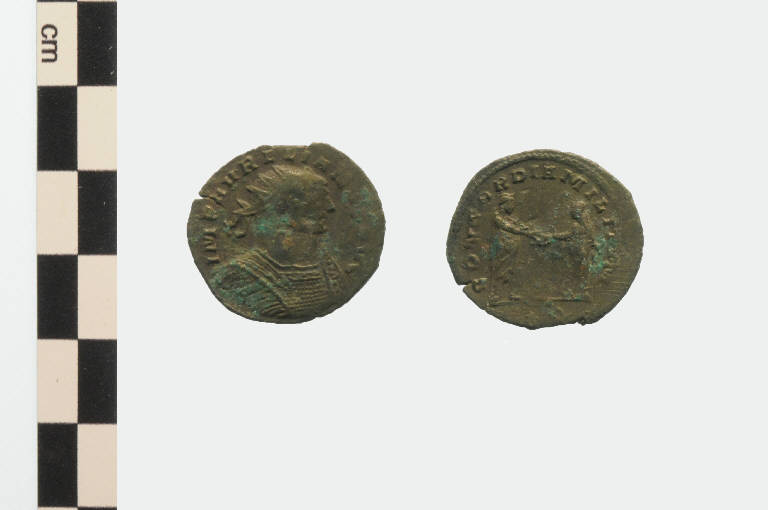 moneta, ANTONINIANO - periodo romano (seconda metà sec. III d.C.)