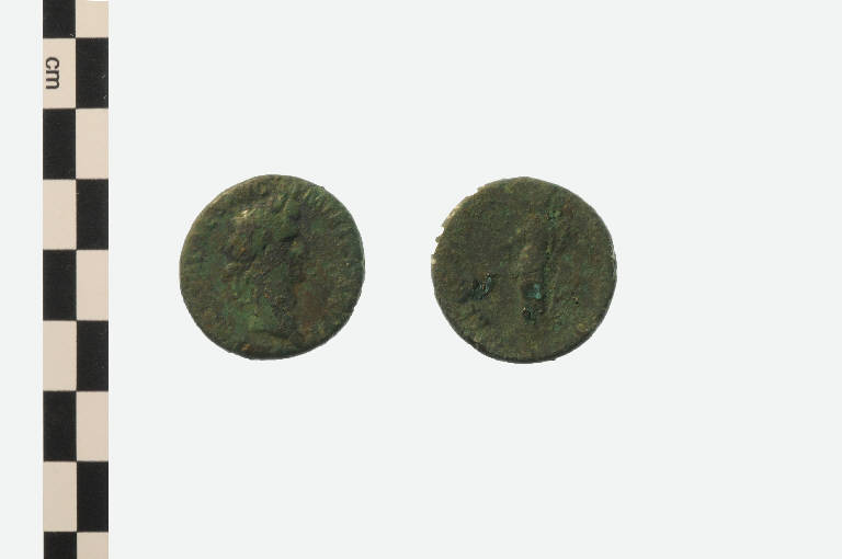 moneta, Asse - periodo romano (fine sec. I d.C.)