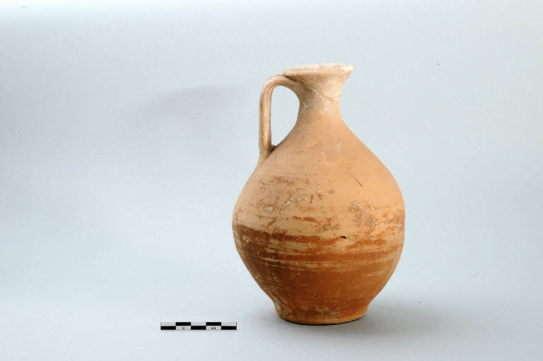 olpe a corpo globulare - periodo tardo-romano (secc. III/IV d.C.)