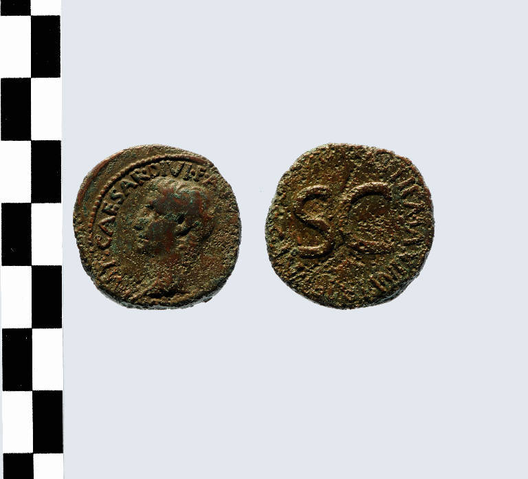 moneta, ASSE - periodo romano (prima metà sec. I d.C.)