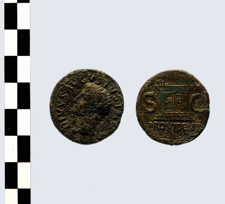 moneta, Asse, Ric 81 - periodo romano (prima metà sec. I d.C.)