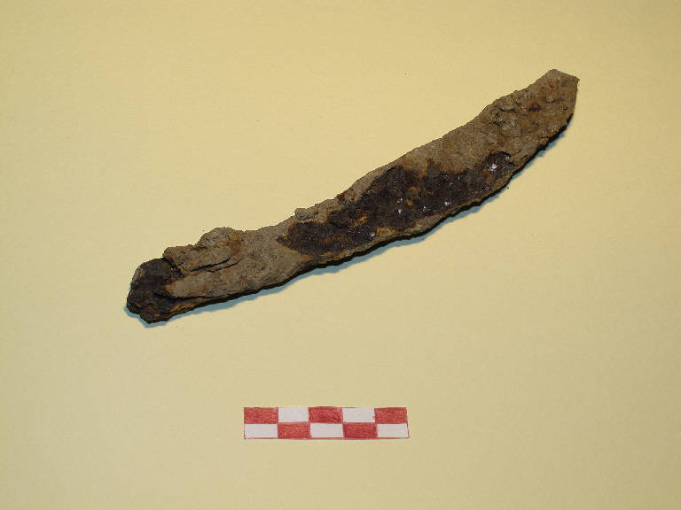 coltello a dorso ricurvo - prima età romana imperiale (sec. I d.C.)