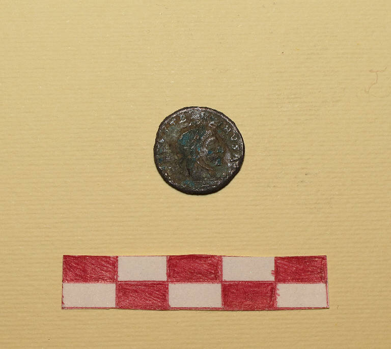 moneta, Bronzo - prima età romana imperiale (prima metà sec. IV d.C.)