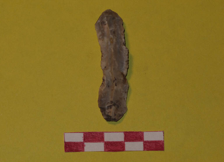 lama ritoccata - Gruppo del Vhò - cultura di Fiorano (sec. XLIII a.C.)