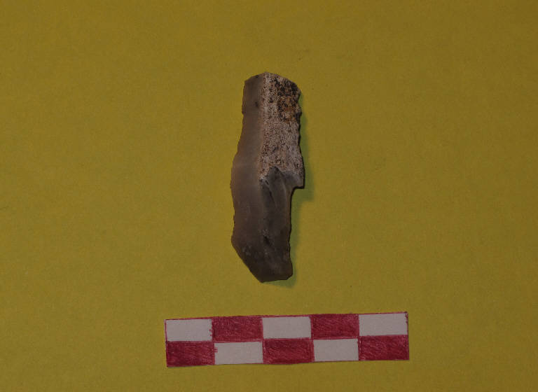 grattatoio frontale - Gruppo del Vhò - cultura di Fiorano (sec. XLIII a.C.)