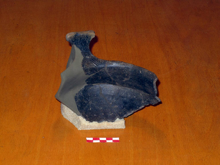 capeduncola/forma parzialmente ricostruibile - cultura palafitticolo-terramaricola (bronzo medio)