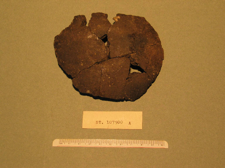 scodellone/forma parzialmente ricostruibile - cultura palafitticolo-terramaricola (bronzo medio)