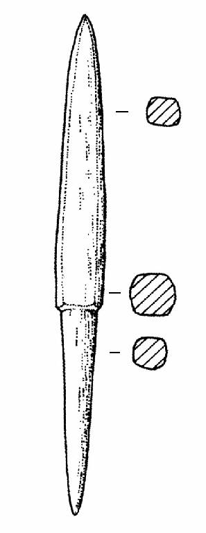 cuspide di freccia, Pape, tipo E (Bronzo Antico II)