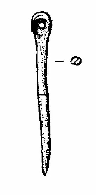 punta con prossimale forato (Bronzo Medio II)