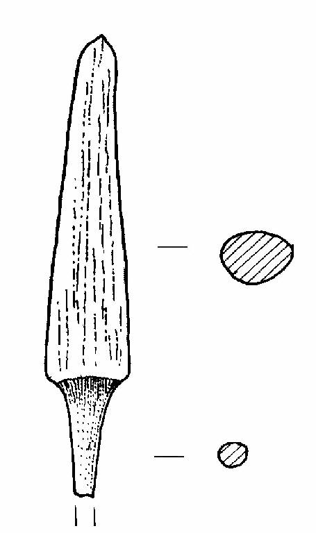 cuspide di freccia, Pape, tipo E (Bronzo Medio I)