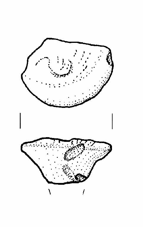 pomo di pugnale (Bronzo Antico/ Medio)