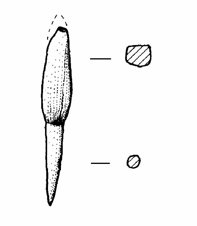 cuspide di freccia, Pape, tipo F (Bronzo Antico II)