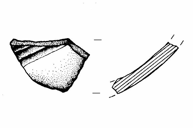 scodellone/ frammento (Bronzo Medio I)