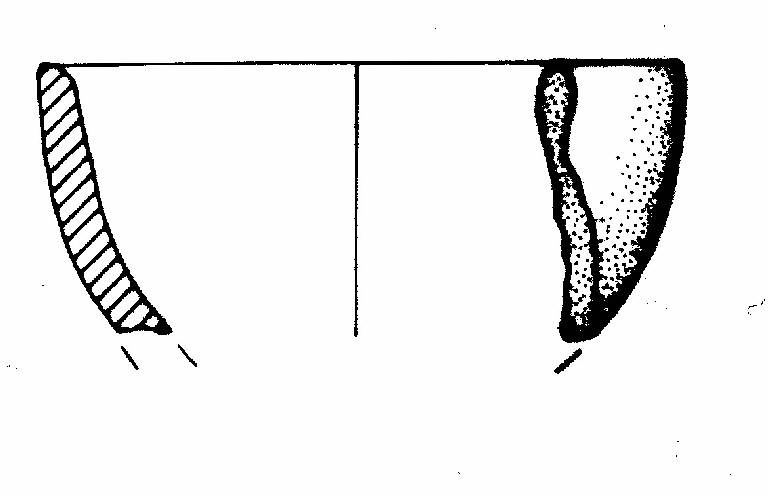 scodella emisferica (Bronzo Medio I)