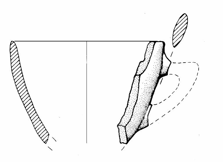 boccale troncoconico (Bronzo Antico)