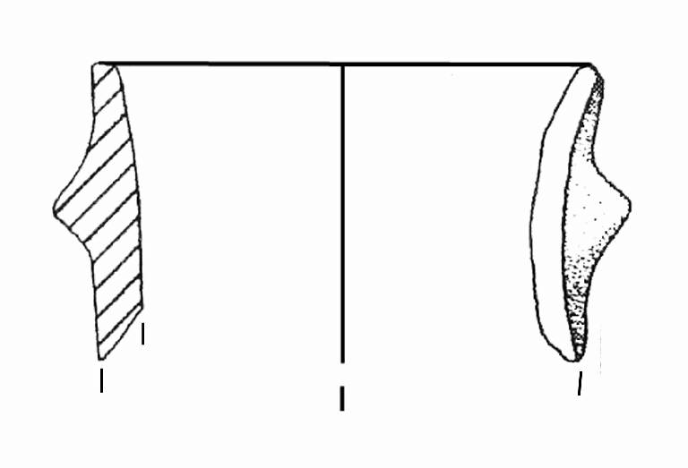 vaso cilindrico (Bronzo Antico IA)
