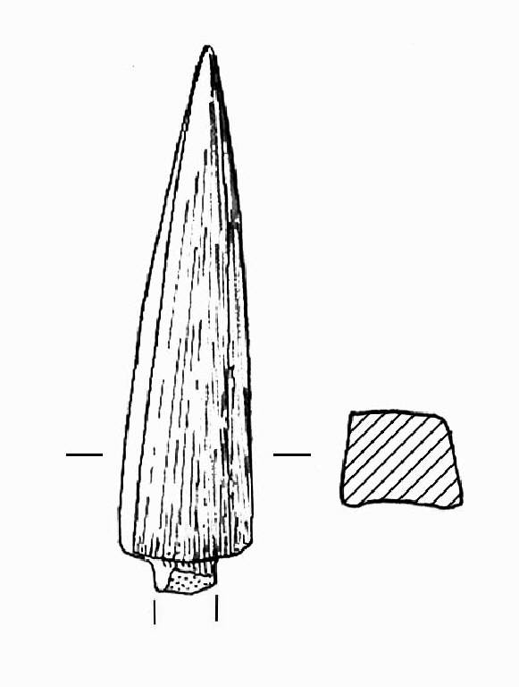 cuspide di freccia, Pape; tipo E (Bronzo Medio)