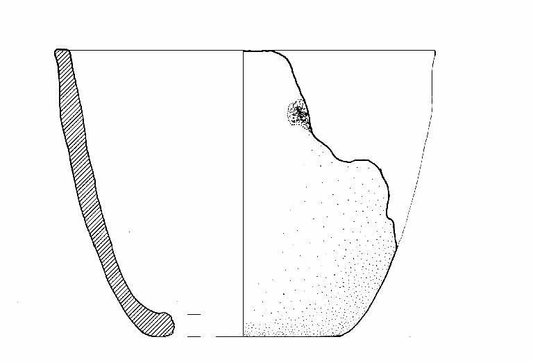 vasetto troncoconico (Bronzo Antico II)