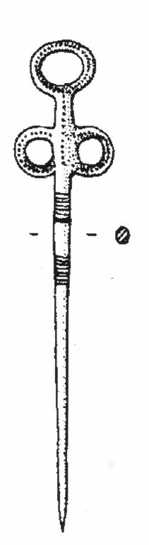 spillone con capocchia a tre anelli (Bronzo Medio II)