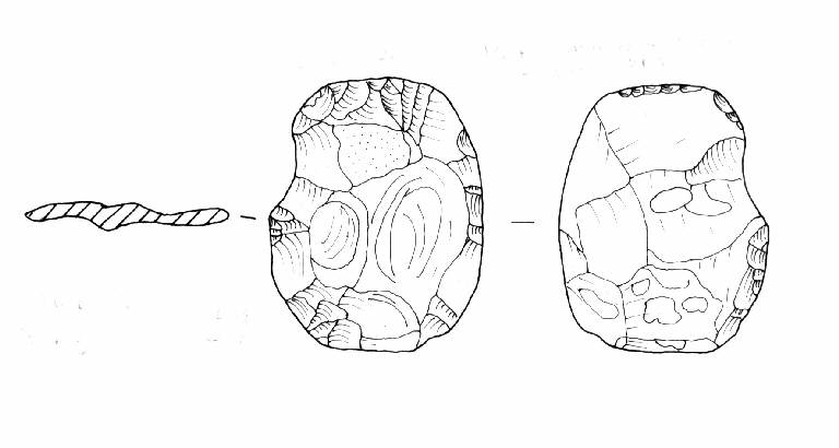 raschiatoio, Bagolini, tipo F7Aa (Bronzo Medio I)