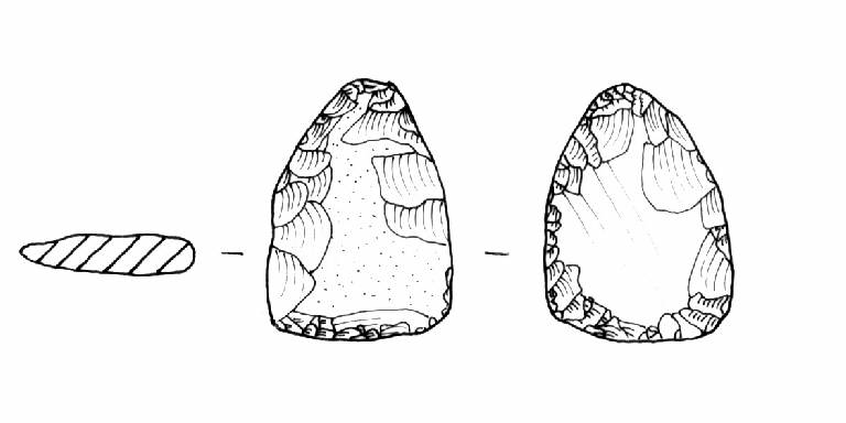 ogiva foliata a base semplice, Bagolini, tipo F5Ca (Bronzo Medio I)