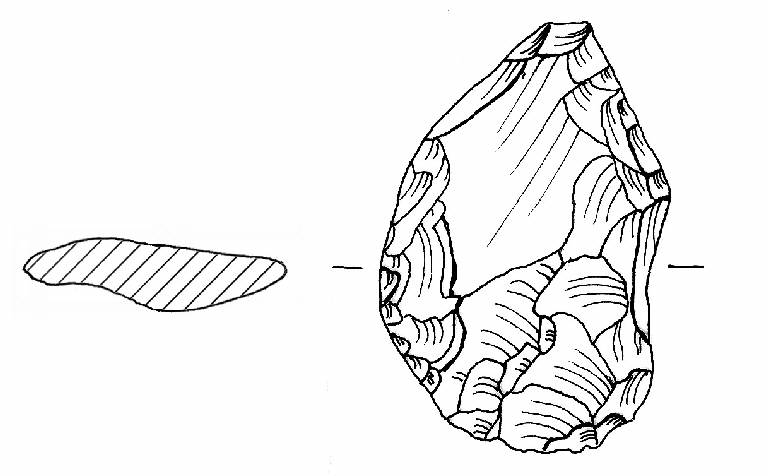 grattatoio frontale foliato (Bronzo Medio II)