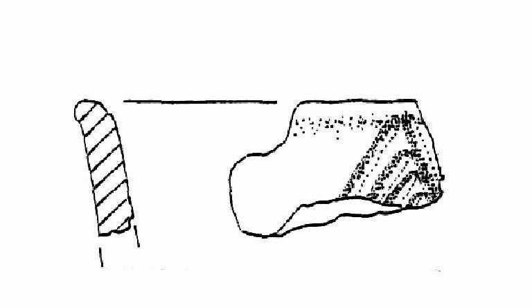 orlo di recipiente (Bronzo Medio II)