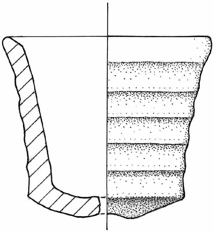 tazza troncoconica (tipo "isolone") (Bronzo Medio II)
