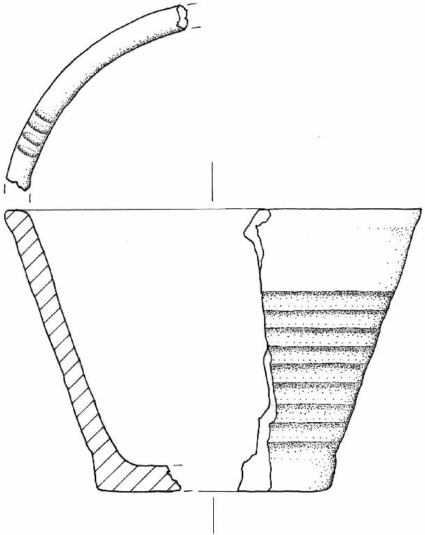 boccale troncoconico (Bronzo Medio II)