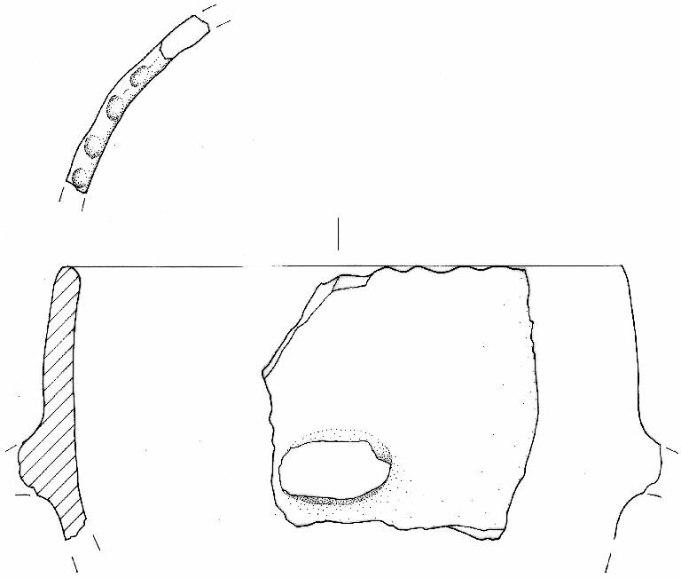vaso troncoconico ansato (Bronzo Medio II)
