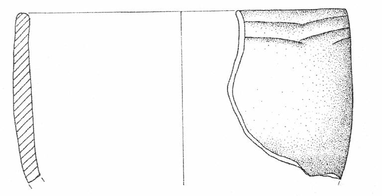 vaso a corpo troncoconico a profilo convesso (Bronzo Medio I)