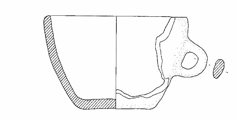 tazza troncoconica (Bronzo Medio I)