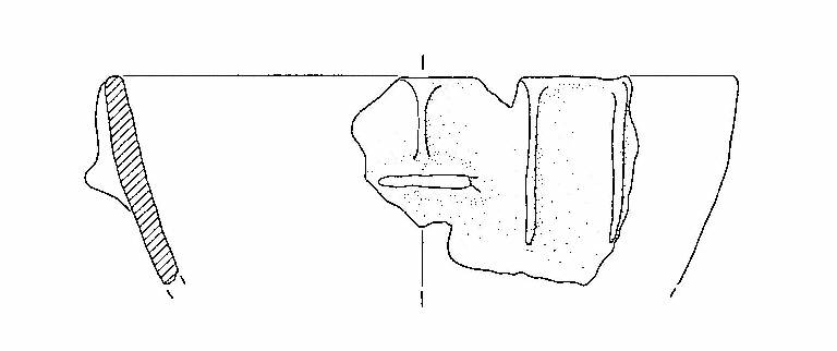 vaso troncoconico (Bronzo Antico II/ Medio I)