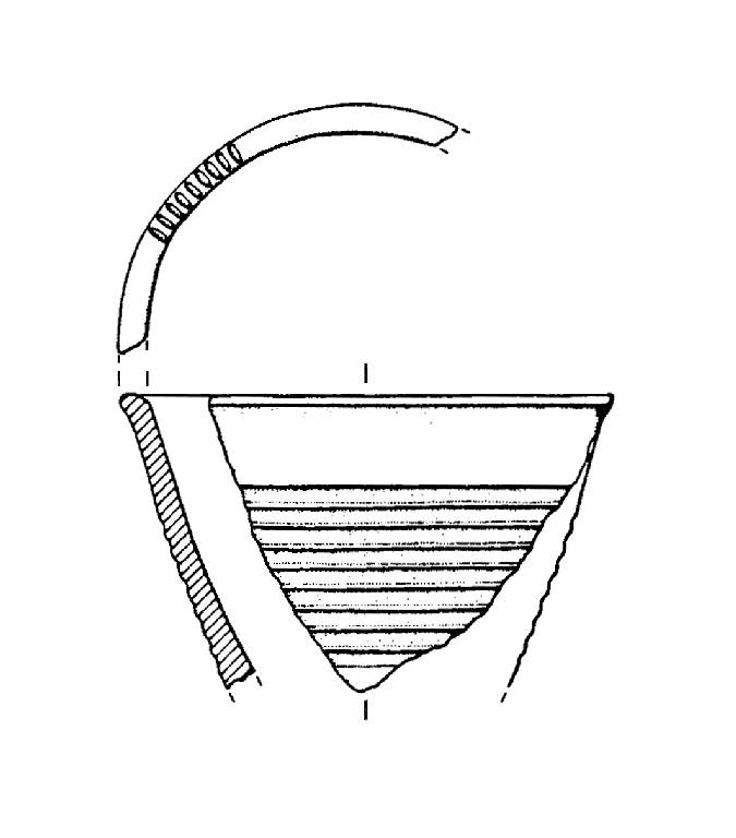 tazza/ boccale (Bronzo Medio I)