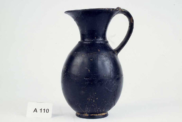 olpe - produzione etrusca (secc. VII/ VI a.C.)
