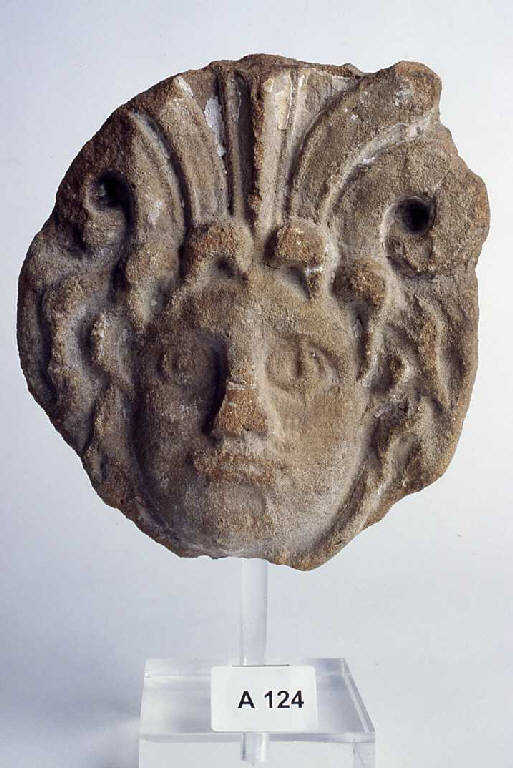 Gorgoneion (antefissa) - produzione romana (sec. I d.C.)