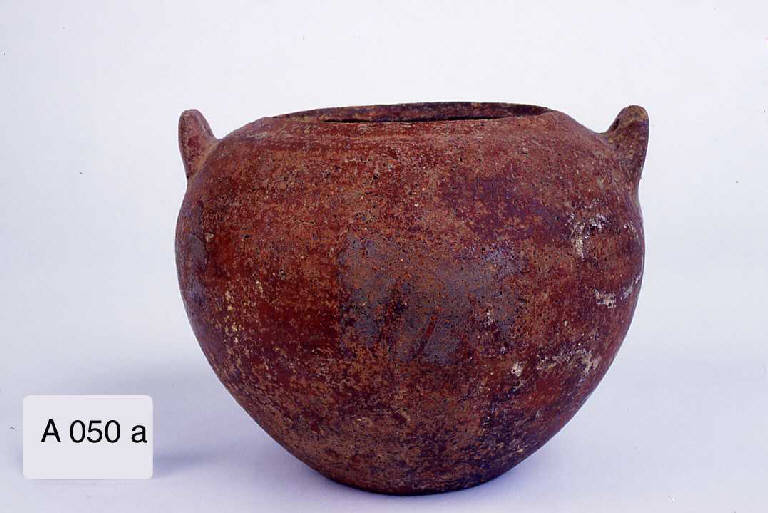 olletta globulare - ambito etrusco laziale (sec. VII a.C.)