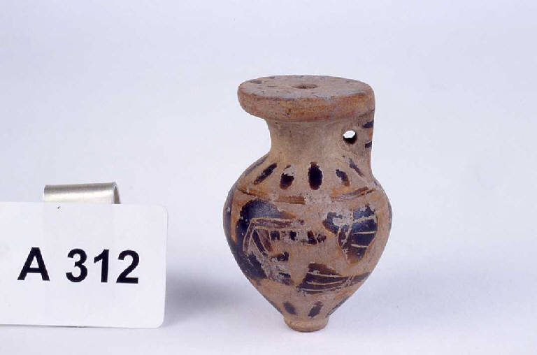 alabastron - produzione etrusca (secc. VII/ VI a.C.)